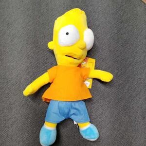 Vintage 1999 The Simpsons Bart Simpson Plush Toy NWT 20th Century Fox 12"